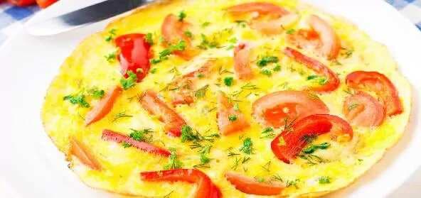 Quick Tomato Omelette