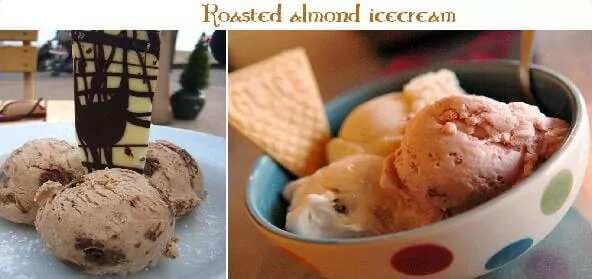 Roasted Almond Icecream