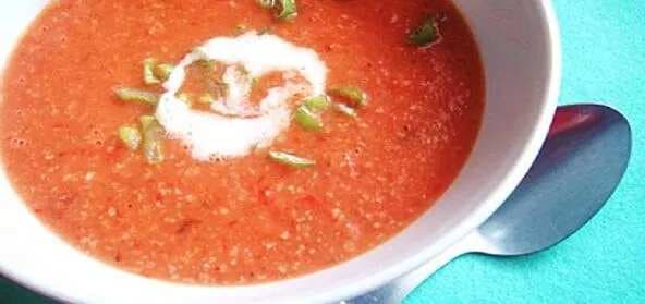 Roasted Tomato And Oats Soup