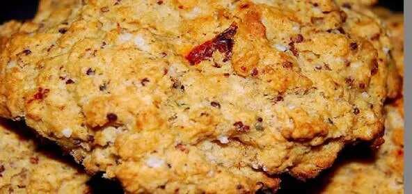 Savoury Scones Flecked With Sun-Dried Tomatoes