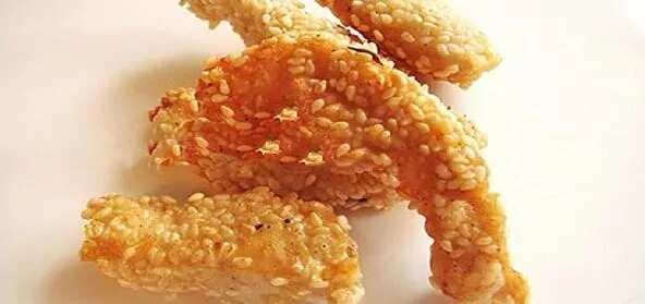 Sesame Crusted Chicken Strips