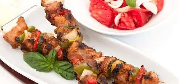 Spicy Barbecued Chicken Kababs