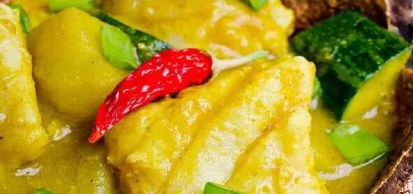 Tangy Fish Curry In Coconut Milk
