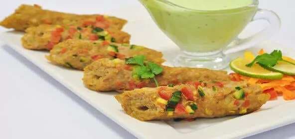 Vegetable Seekh Kebab