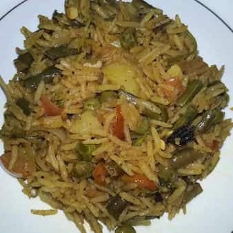 Afghan mix veg rice