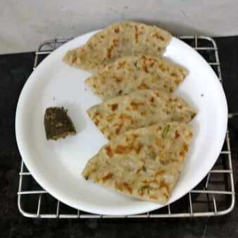 Aloo ka parantha a staple food of punjab