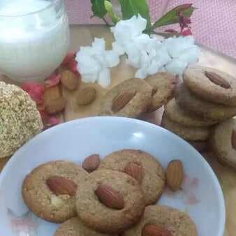 Amarnath/rajgira almonds cookies