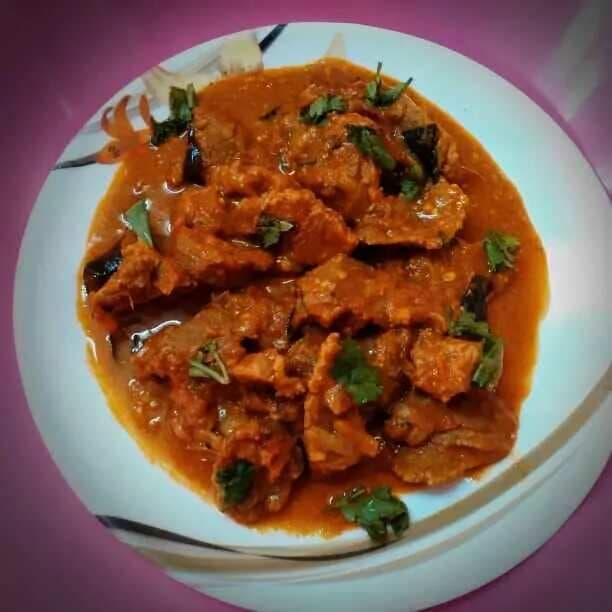 Andhra spicy mutton curry