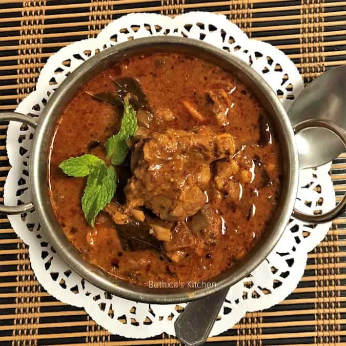Andhra style gongura mutton with a twist