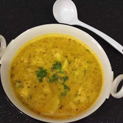 Auria/potato curry (dogri/kashmiri style)