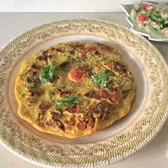 Besan Ka Cheela/Gram Flour Pancake