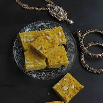 Boondi pak/boondhi pak/sweet boondi squares