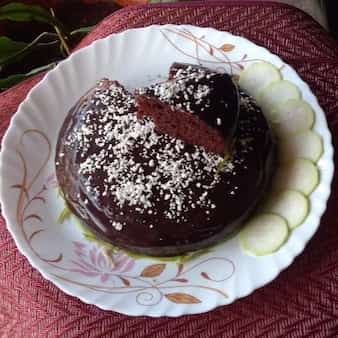 Bottle Gourd Double Chocolate Cake