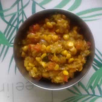 Cabbage chana dal curry