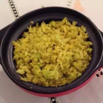 Cabbage thoran (fry)