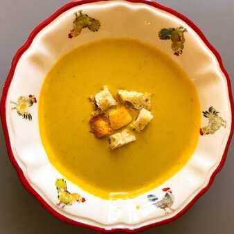Cauliflower & pumpkin winter warmer soup
