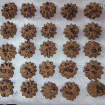 Chocolate crunchy cookies