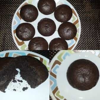 Chocolate walnut cupcakes
