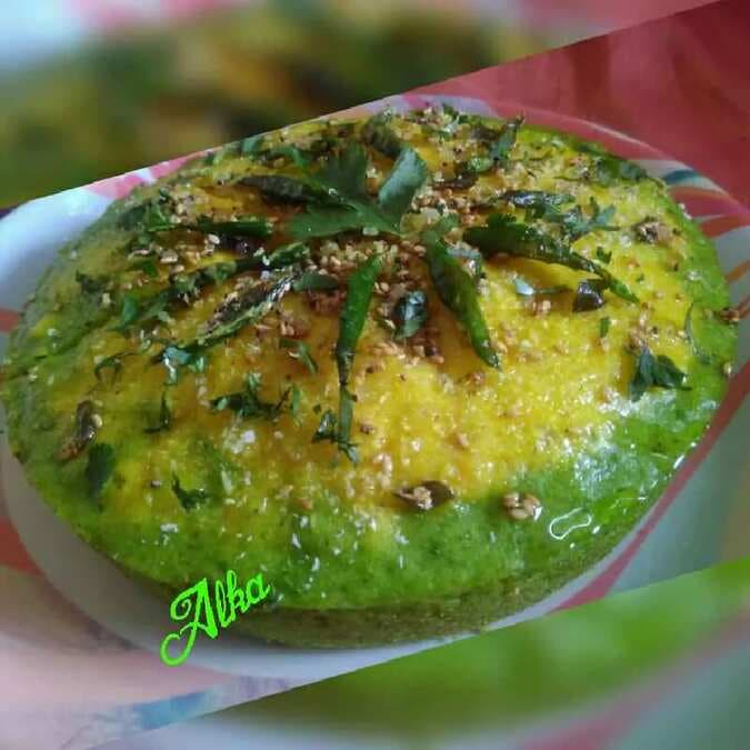 Colourfull and healthy dhokla