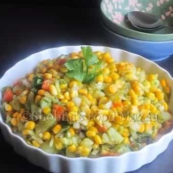 Corn chaat/salad