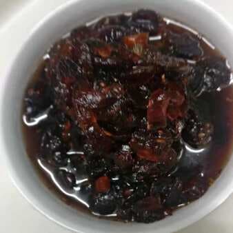 Cranberry and red chilly chutney