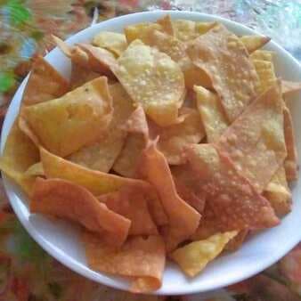 Crispy nachos chips