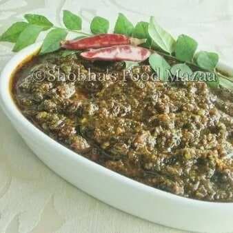 Curry leaves pachadi