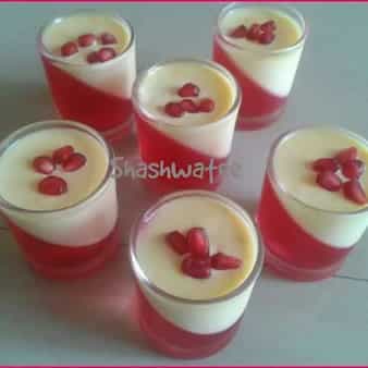 Custard Jelly Pudding