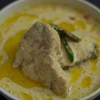 Dahi macha-fish cooked in rich yogurt and mustard paste
