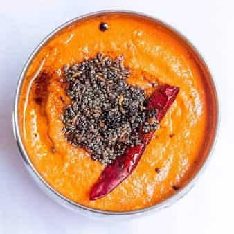Delicious and easy red coconut chutney