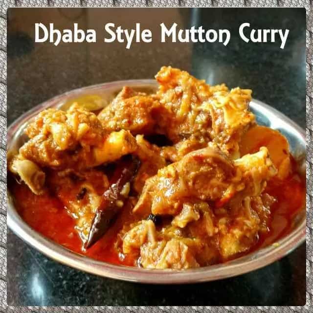 Dhaba style mutton curry