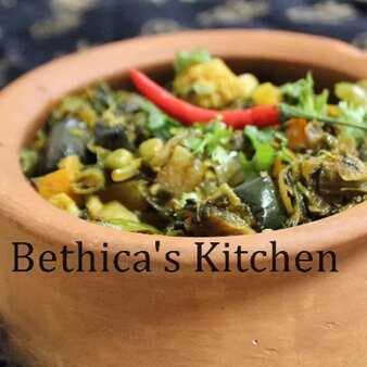Diwani handi-hyderabadi style mixed vegetable curry