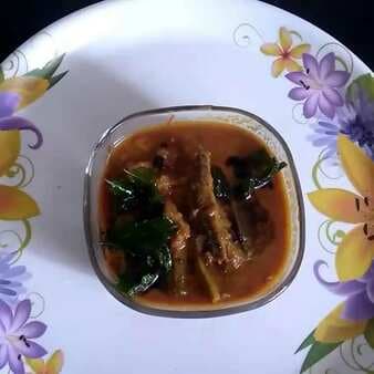 Dry fish curry
