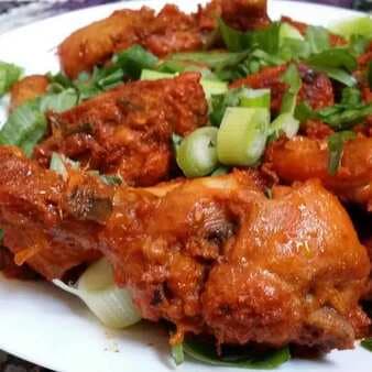 Dum Ka Laal Murgh (Party Style Hyderabadi Red Chicken)