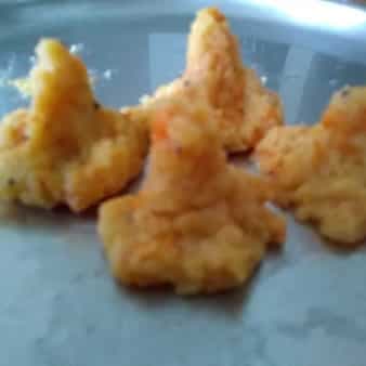 Dumplings From Leftover Rice And Pumpkin Bhaji