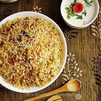 Easy Breezy Tarkari Pulao/Rice-Vegetable(S) Pilaf