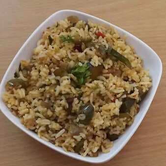 Easy brinjal rice