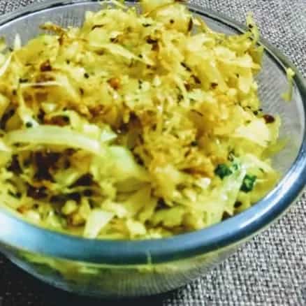 Easy cabbage thoran