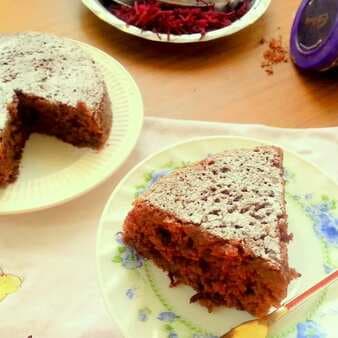 Egg-less beetroot and chocolate cake