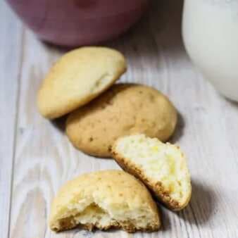 Eggless almond butter cookies