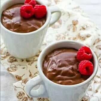 Eggless chocolate pudding