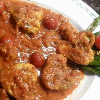 Fish Cake Recipe In Velvety Tomato Sauce