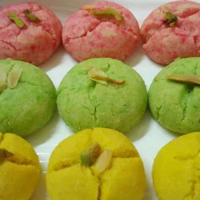 Flavourful colourful nankhathai