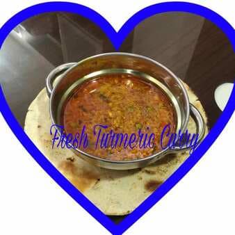 Fresh turmeric curry (gujarati style)