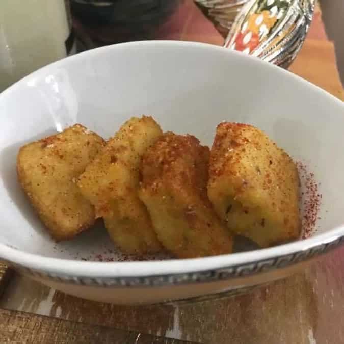 Fried rawa dhoklaa gujarati dish
