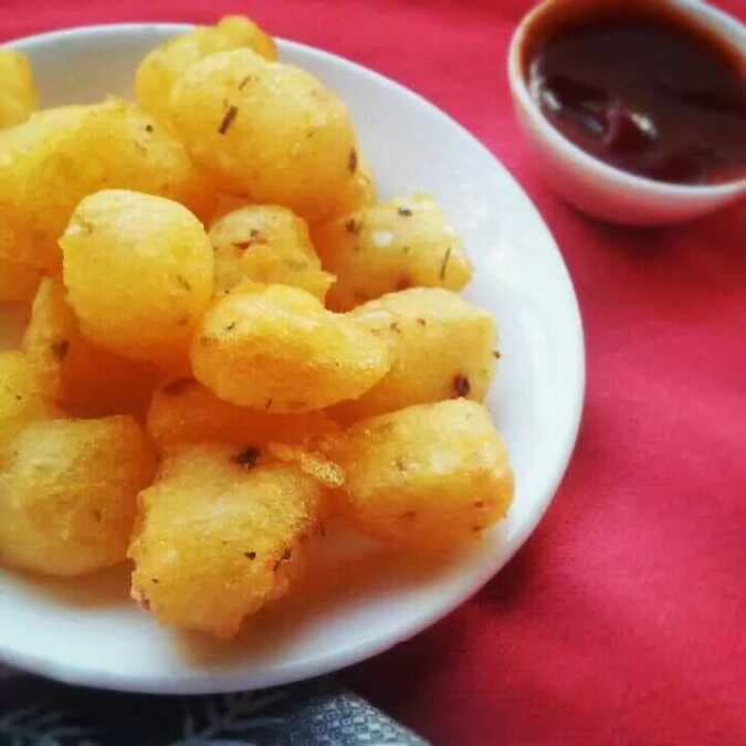 Garlic potato nuggets