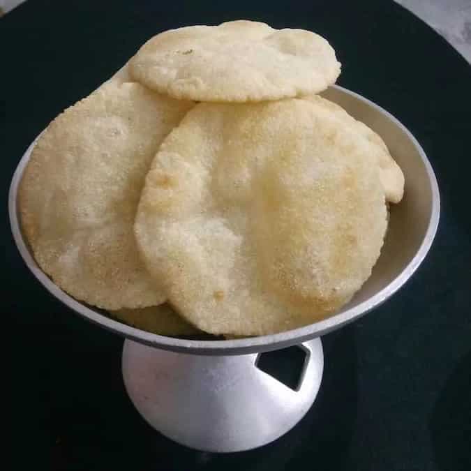 Ghum chawal roti (sticky rice roti)
