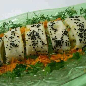 Gorgeous Dhokla Sushi
