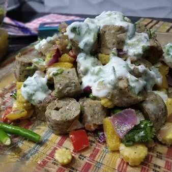 Greek Seekh Kabab Salad
