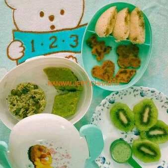 Green Theme Lunch Box For Kids